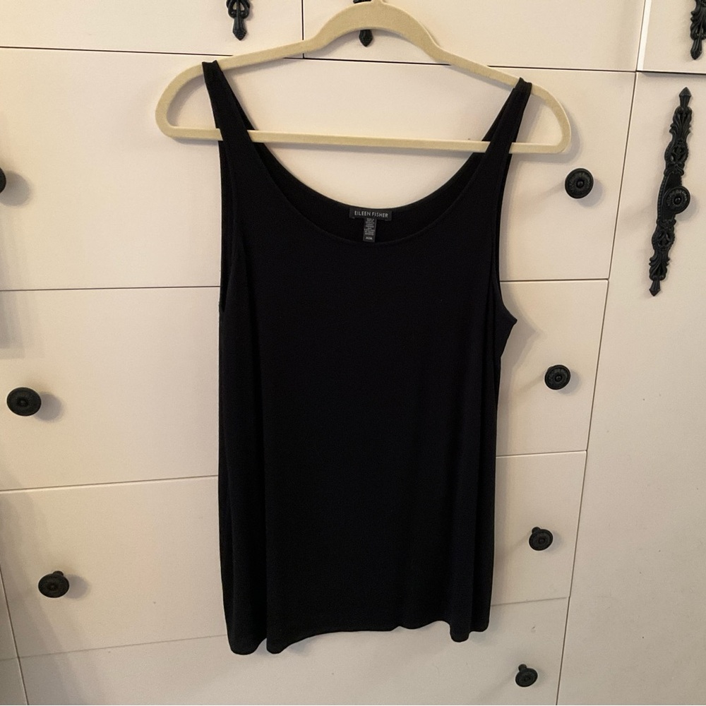 Eileen Fisher Black Tank Top